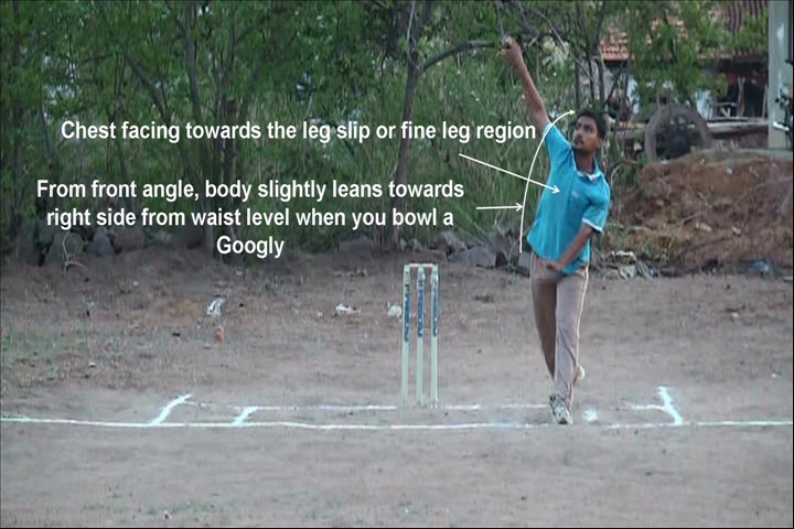 How to bowl a Googly – Type one – Video Tutorials