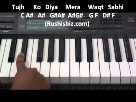 Aashiqui2 Tum Hi Ho Piano notes – Video Tutorials
