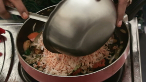 Red chili rice recipe 