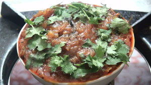 Making of Onion Tomato Curry